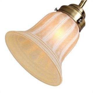 Craftmade 2.25 Neck Tinted Glass Melon Flare Bell Shade in Roman Gold