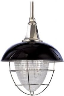 Hudson Valley Lighting 3812 BPN Keene 1 Light Pendant, Black Polished Nickel   Ceiling Pendant Fixtures