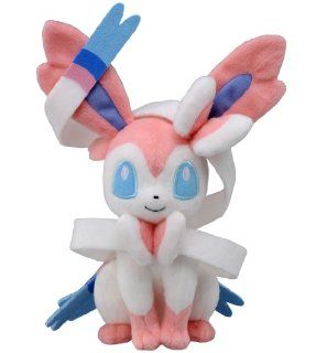Takaratomy Pokemon Best Wishes Plush Doll   N 50   Sylveon / Nymphia Toys & Games