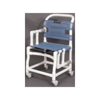 Anthros Medical 18 PVC Bedside Commode / Shower Chair