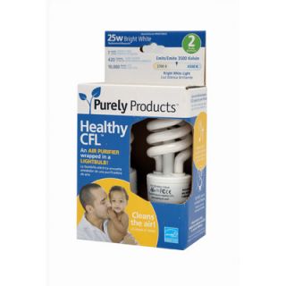 Purely Products Healthy CFL   7 Watt   25 Watt Equivalent