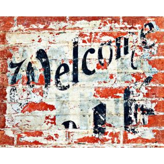 Brewster Home Fashions Ideal Decor Welcome Wall Mural