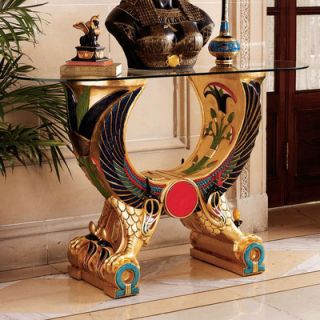 Design Toscano Egyptian Wings of Horus Grand Altar Console Table