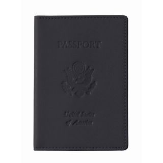 Royce Leather Debossed Man Made Leather Passport Jacket