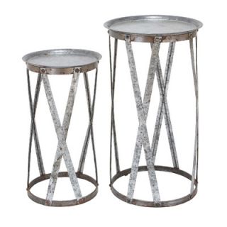 Woodland Imports 2 Piece Nesting Tables