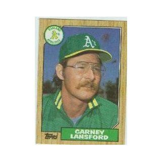 1987 Topps #678 Carney Lansford Sports Collectibles