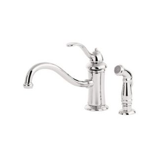 Price Pfister Marielle One Handle Centerset Kitchen Faucet with Side