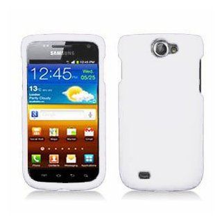 For T Mobil Samsung Exhibit II 4G T679 Accessory   Whte Hard Case Proctor Cover Cell Phones & Accessories
