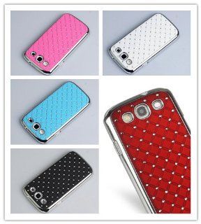 3D Special Luxury Bling Crystal Diamond Star Case Cover For Samsung Galaxy Mobile Smart Phones (Red, Galaxy W i8150 (T Mobile Exhibit 2 II 4G SGH T679)) Cell Phones & Accessories