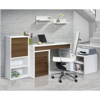 Nexera Liber T Standard Desk Office Suite