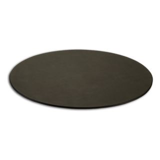 1000 Series Classic Leather 17 x 14 Oval Conference Pad in Black