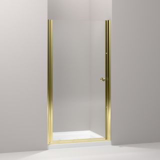 Fluence Pivot Shower Door, 65 1/2 H X 35   36 1/2 W, with 1/4 Thick