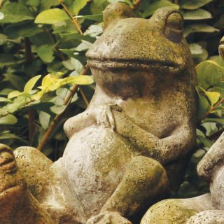 Animals Laid Back Frog Statue