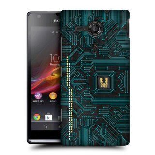 Head Case Designs Black Circuit Board Design Back Case Cover for Sony Xperia SP C5303 Cell Phones & Accessories