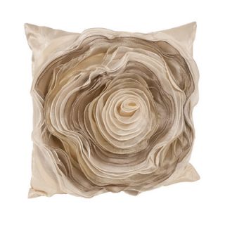Saro Rose Polyester Pillow