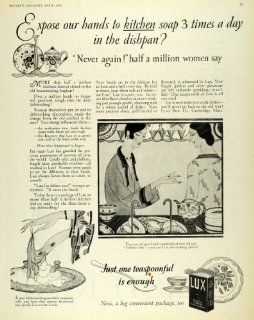 1926 Ad Lux Detergent Laundry Soap Washing Dishes Chore   Original Print Ad  