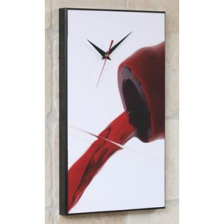 Wilson Studios Red Wine Pour Wall Clock