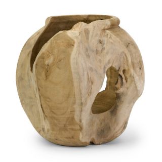 Macaque Teakwood Vase