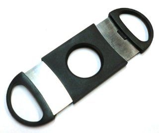 Oval Shaped Cigar Cutter, Double Cut Blade  