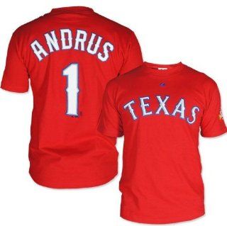 Texas Rangers Elvis Andrus World Series Youth T Shirt (Yth XL)  Sports Fan Apparel  Sports & Outdoors