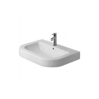 Duravit Happy D. Semi Pedestal Bathroom Sink   D14019