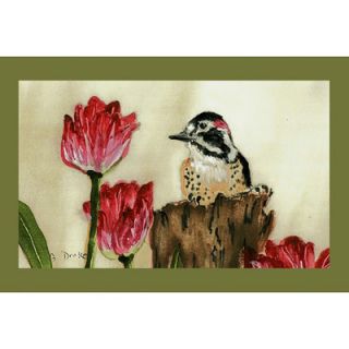 Betsy Drake Interiors Garden Woodpecker Door Mat