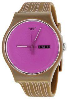 Swatch Wonder Drift Pink Silicone Ladies Watch SUOZ706 Swatch Watches