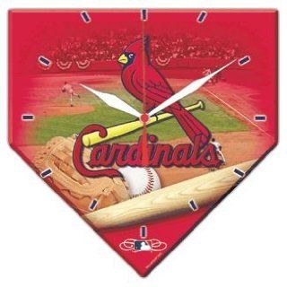 MLB St Louis Cardinals High Definition Clock  Sports Fan Wall Clocks  Sports & Outdoors