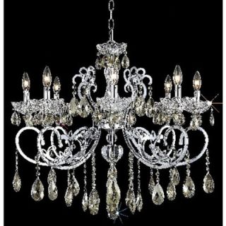 Cristalstrass Murano & Crystal Laguna 18 Light Crystal Chandelier