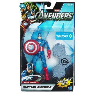 Marvel Legends Avengers Movie Exclusive 6 Inch Action Figure Captain America Includes Collectors Base Toys & Games