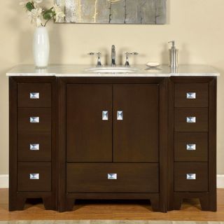 silkroad exclusive ilene 55 single bathroom vanity set