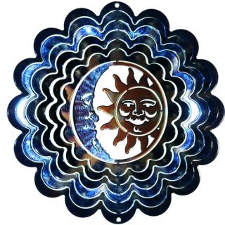 Eycatcher Kaleidoscope Sun and Moon Wind Spinner