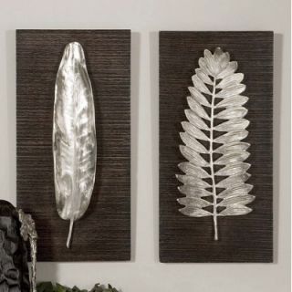Uttermost 2 Piece Billy Moon Leaves Wall Décor Set