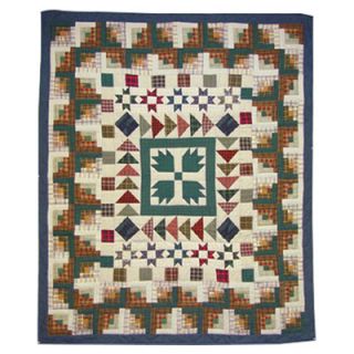 Patch Magic Gone Fishing Cotton Throw Quilt