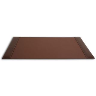 Dacasso 3200 Series Leather 34 x 20 Side Rail Desk Pad in Rustic Brown