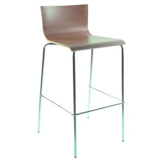 Barstool Bend wood and steel tube construction Stackable stools are