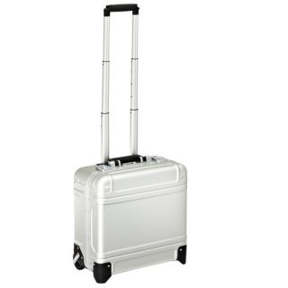 Wheeled business case Fully lined interior Textured grip carry handle