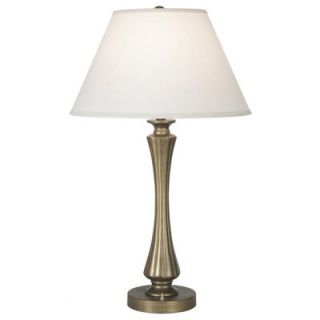 Pacific Coast Lighting Poly Resin Ribbed Column Table Lamp