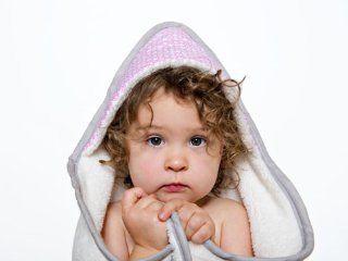 Olli & Lime logan Hooded Blanket, Pink/White  Hooded Baby Bath Towels  Baby
