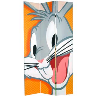 Oriental Furniture Tall Double Sided Bugs Bunny and Daffy Duck Canvas