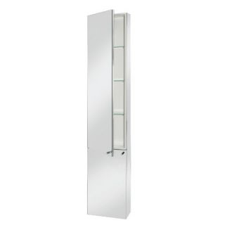 Croydex 11.81 x 59.06 Nile Tall Mirrored freestanding Cabinet
