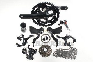 SHIMANO 105 5700 Road Bike Groupset Group Set 10 speed 8pcs Black 172.5mm  Bike Components  Sports & Outdoors