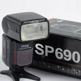 OLOONG SP690 SP 690 Speedlite flash for Nikon i TTL D7000 D5100 D3000 D3100 D90  On Camera Shoe Mount Flashes  Camera & Photo