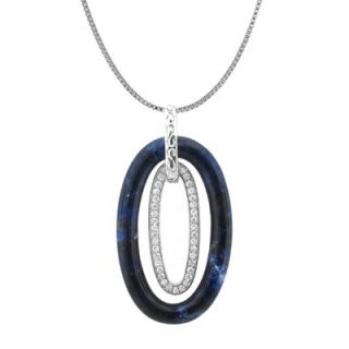 Moise Smooth Shining Sodalite and Sterling Silver featuring High Shine