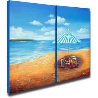 White Walls 2 Piece In the Shade Canvas Art Set
