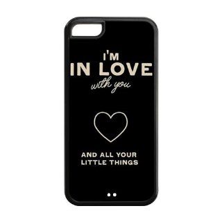 Life Quotes Design TPU Cover Case For Iphone 5c Cell Phones & Accessories