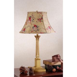 Laura Ashley Home Corinthian Table Lamp with Angelica Bell Shade