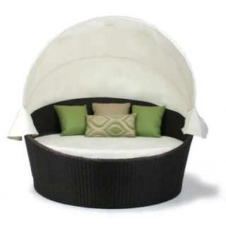 Patio Heaven Skye Round Daybed and Canvas