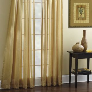 Croscill Tanzania Polyester Rod Pocket Sheer Curtain Panel Pair