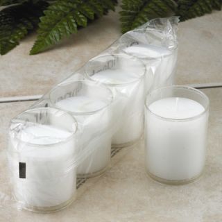 Zest Candle Citronella Square Glass Votive Candles (Set of 12)